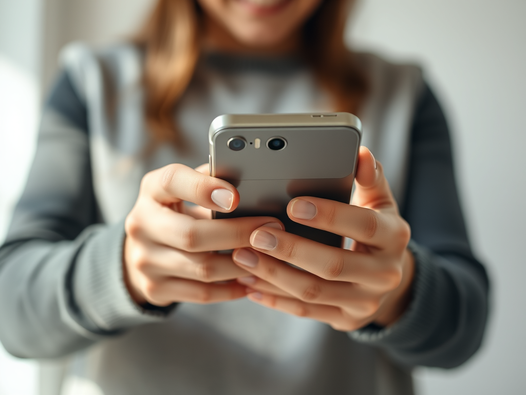 Using an Allergy Card on a phone