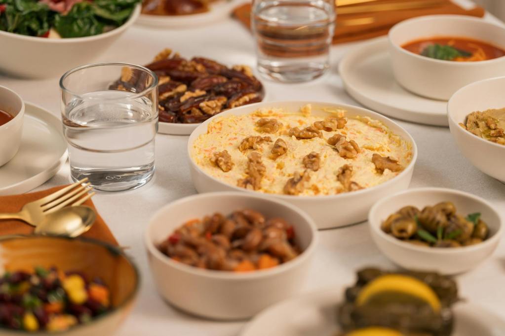 food and drinks served for ramadan