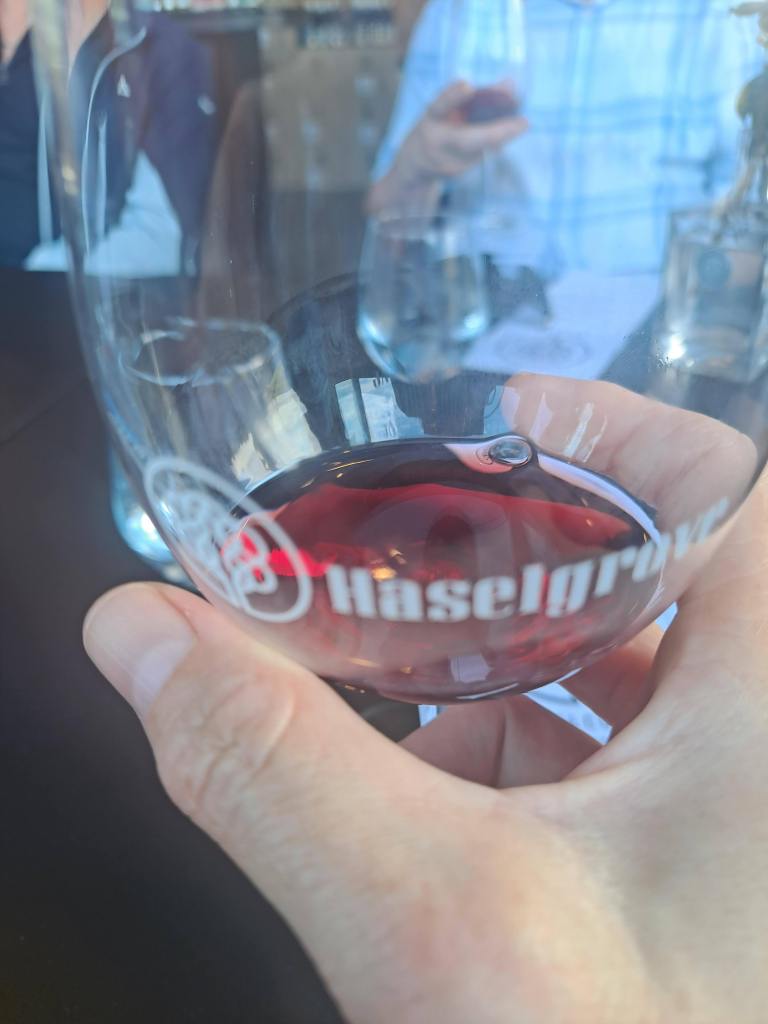 Wine tasting at Haselgrove wines in the McLaren Vale region