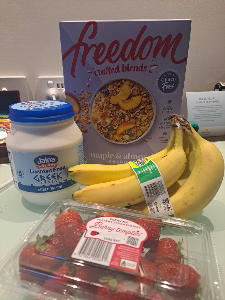 GF DF Breakfast from WW in Adelaide recently