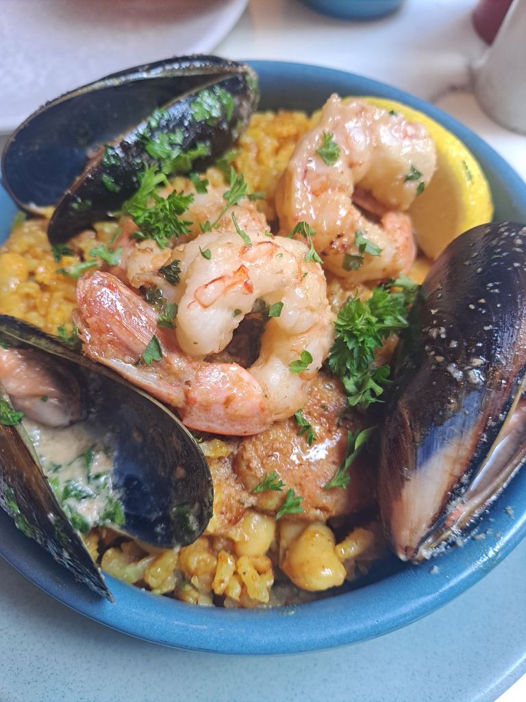 Paella in Adeliade at Cumbia Bar Kitchen